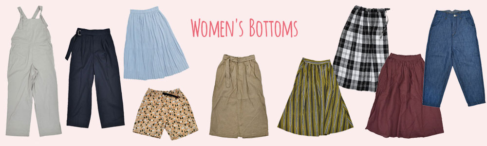 レディースTシャツに合わせたいレディースボトムスリンク