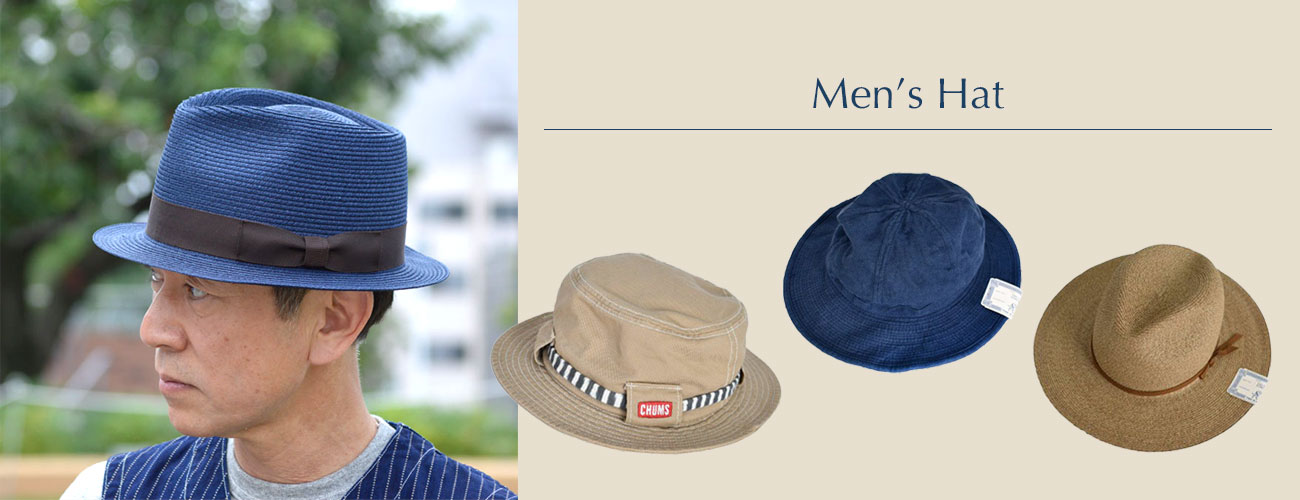 コーデの雰囲気を引き締めてくれること間違いなしのメンズハット