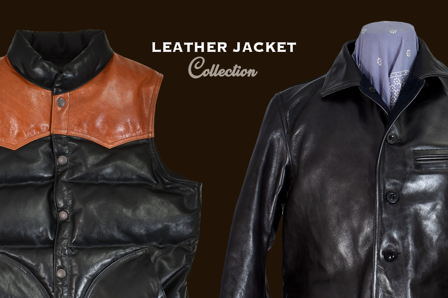 2023秋冬 メンズ レザージャケットコレクション