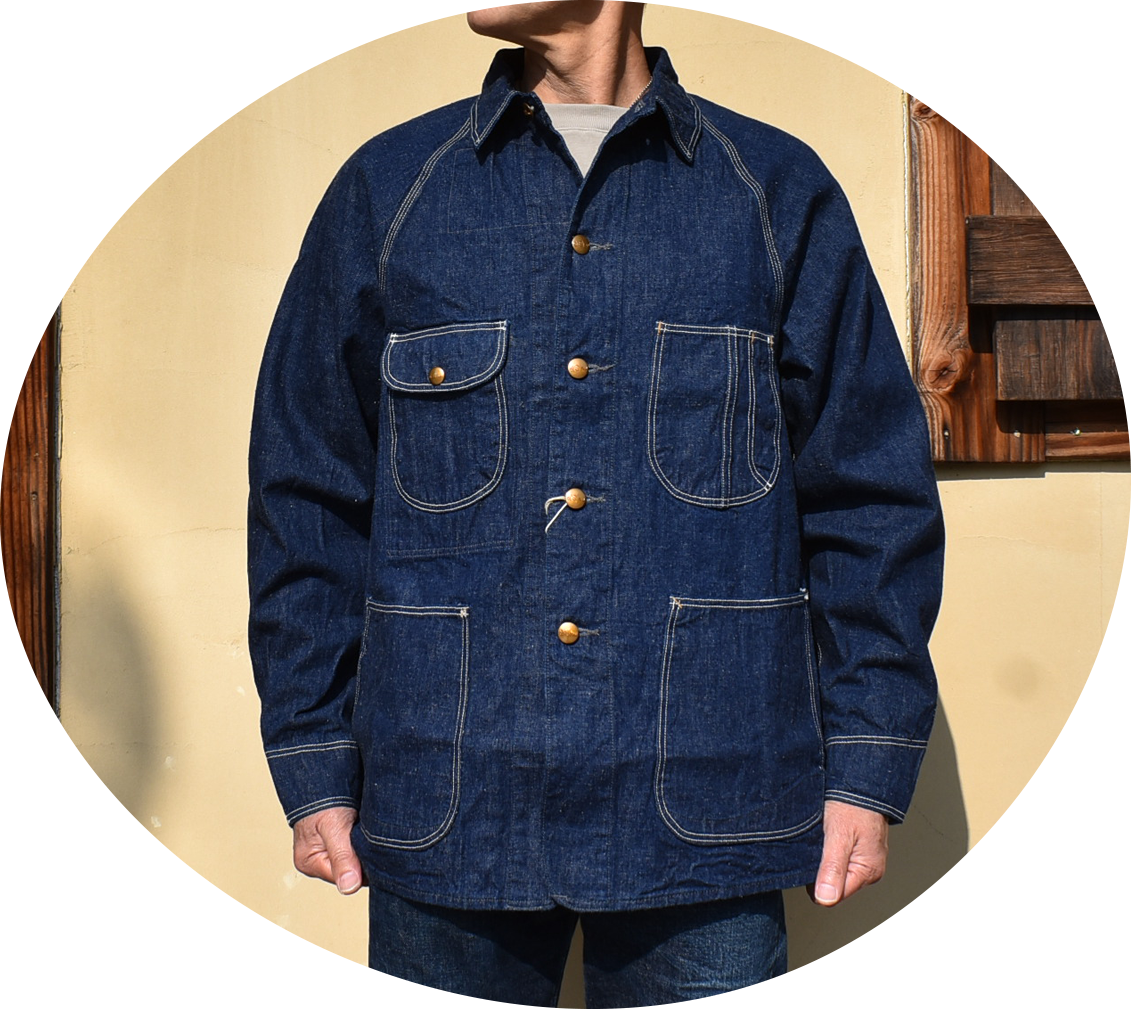 オアスロウ(orSlow)1950'S COVERALL (UNISEX)カバーオール デニムジャケット 03-6140-81