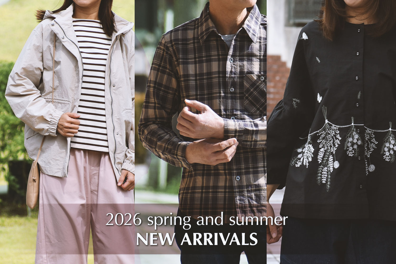 心弾む一着とともに、新しい季節へ。2026 spring and summer new arrivals
