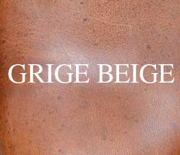 スタックマン グレージュベージュ革アップ