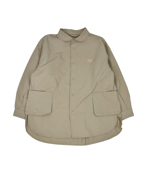 ダントン(DANTON)STN ROUND NECK SHIRT BEIGE