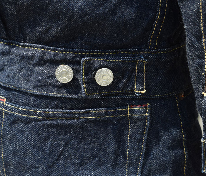 デラックスウエア(DELUXEWARE)DX4017 SECOND MODEL JACKET　裾部分の左右にあるフラップ付きアジャスター