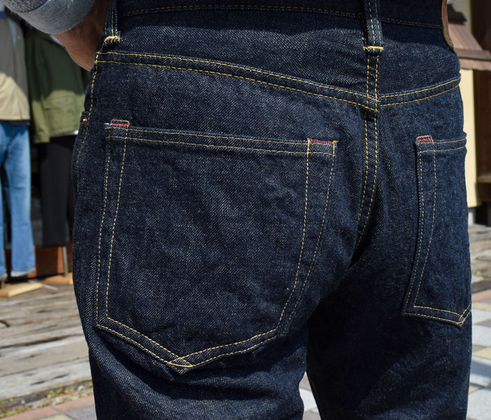 デラックスウエア(DELUXEWARE)DX5017 TAPERED STRAIGHT　イーグルアーチ形状のポケット