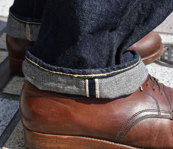 デラックスウエア(DELUXEWARE)DX5017 TAPERED STRAIGHT　ユニオンスペシャルによるチェーンステッチ仕上げ