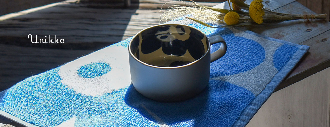 Unikkoシリーズのマグカップなどの食器