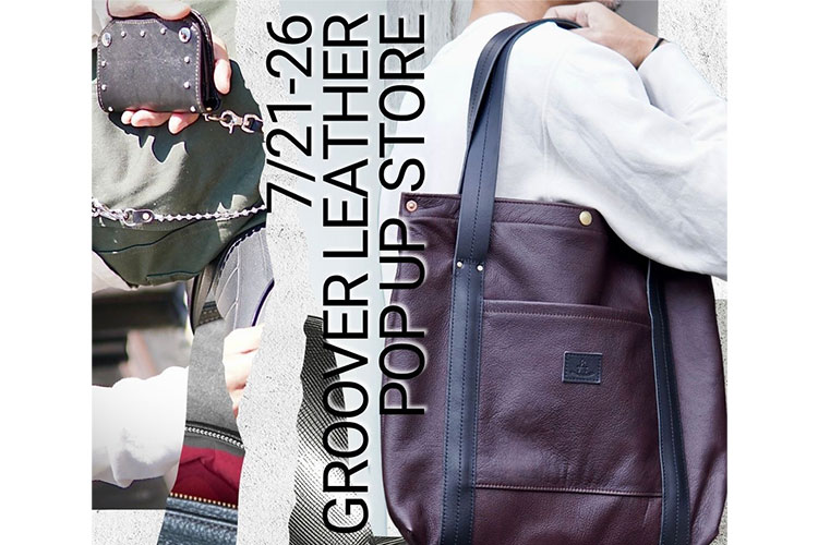 グルーバーレザー（Groover Leather）POP-UP STORE トップジミー実店舗にて2026年7月21日〜26日開催！