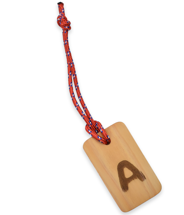 TOP JIMMY オリジナルウッドチャーム アルファベット