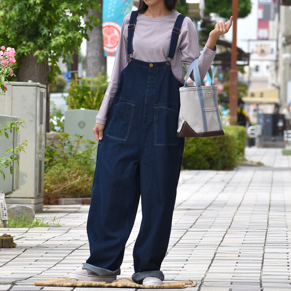 オーチバル/オーシバル (ORCIVAL) Tote Bag Small キャンバストートバッグ 小 OR-H0285KWC を使った ナチュラルなメンズライク秋レディースコーデ