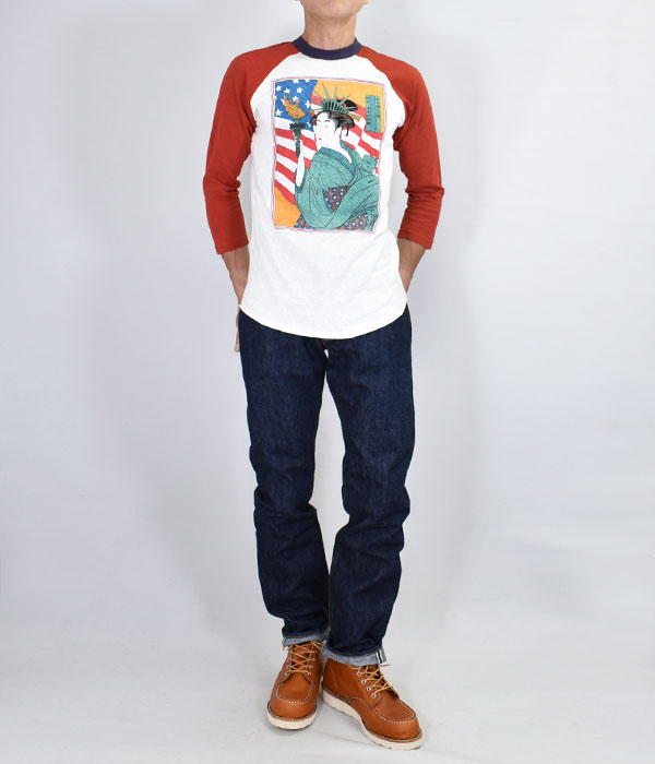 フリーホイーラーズ (FREEWHEELERS) ヴァニシング ウエスト Lot.601XX1951 デニムパンツ ジーパン ジーンズ 1912003-R 2012512 を使ったメンズコーディネート