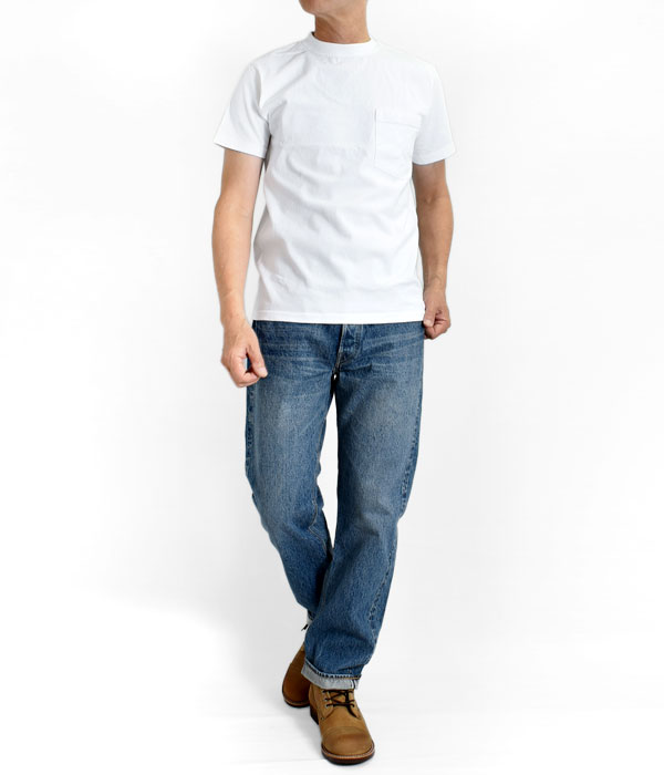 グッドウェア (GOODWEAR) S/S POCKET TEE 半袖ポケットTシャツ GW040090 を使ったメンズコーディネート