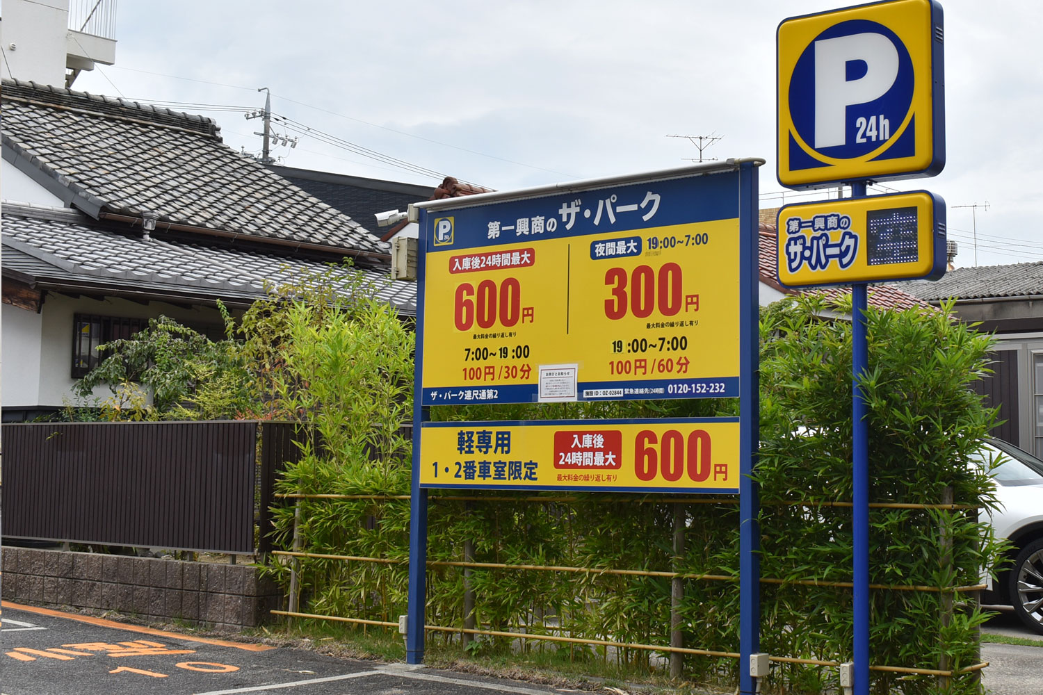 トップジミー近隣の駐車場写真