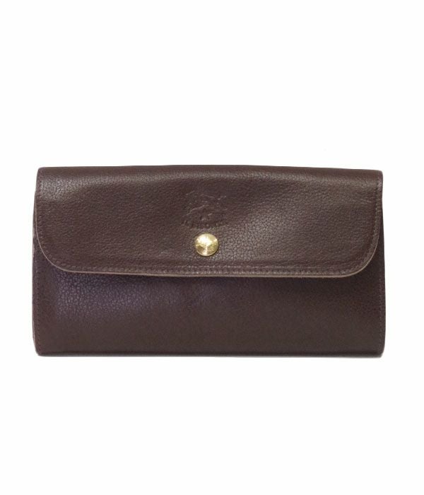 イルビゾンテ(IL BISONTE)レザーロングウォレット 長財布 5432404140 54324-0-4140 32 こげ茶(ダークブラウン)	
