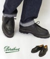 パラブーツ(PARABOOT)MICHAEL NOIR ミカエル チロリアン シューズ ブラック メンズ 715604
