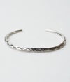 ラリースミス(LARRY SMITH) MEN'S EXTRA THIN TRIANGLE BRACELET -LEAF- バングル シルバーアクセサリーBR-0123