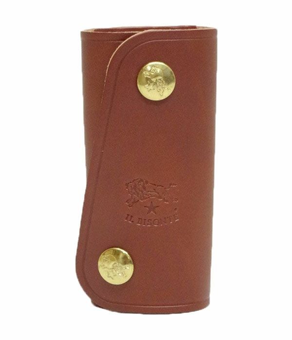 イルビゾンテ (IL BISONTE) レザーキーケース 54023-0-0090 5402300090 31.あか茶