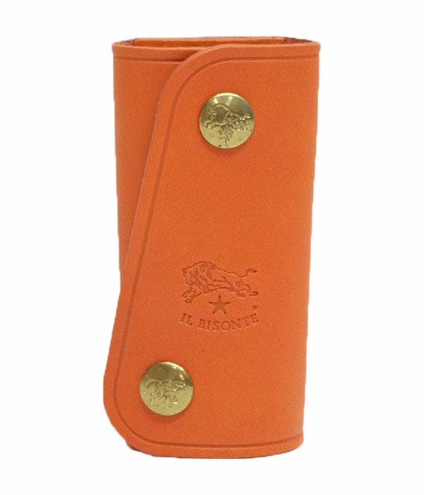 イルビゾンテ (IL BISONTE) レザーキーケース 54023-0-0090 5402300090 66.オレンジ