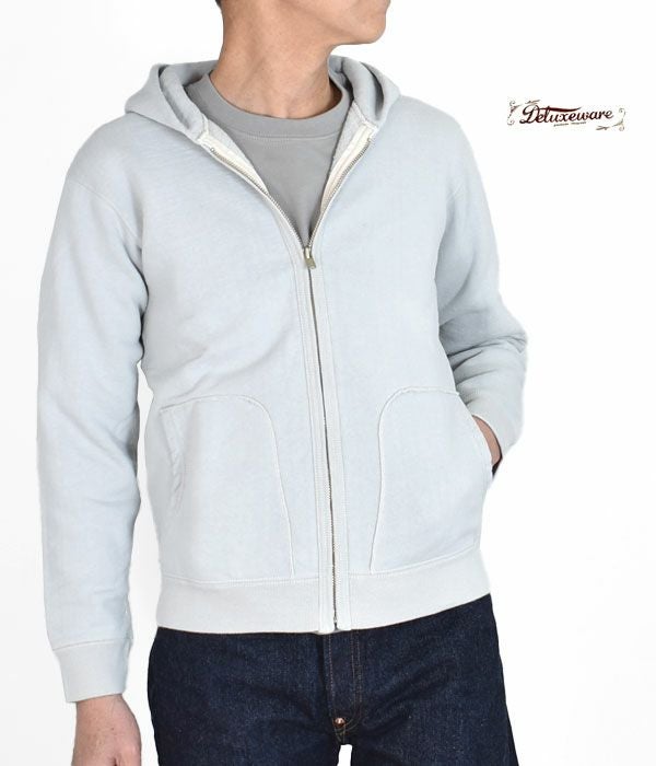 デラックスウエア (DELUXEWARE) フルジップパーカー プレーン SPZ-P の