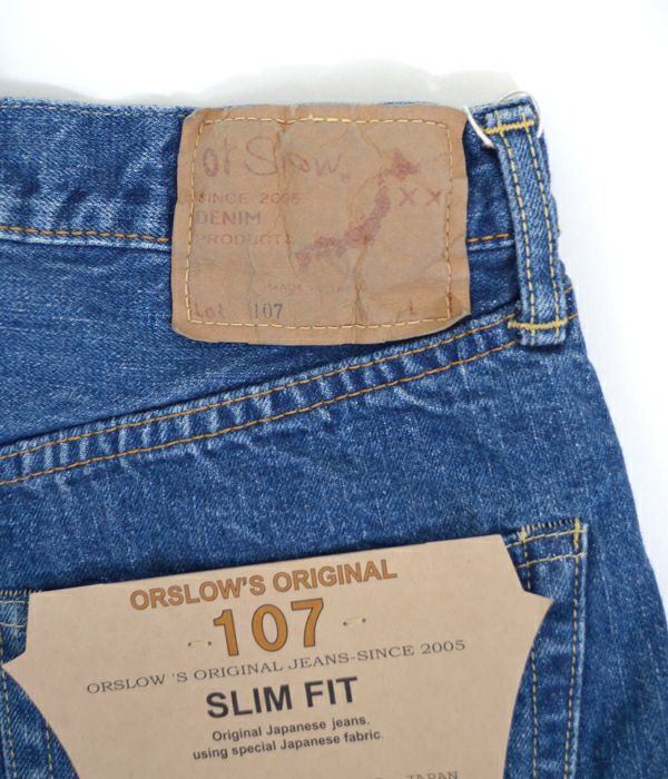オアスロウ (orSlow) IVY FIT DENIM 107 2 YEAR WASH ジーンズ デニムパンツ 01-0107-84