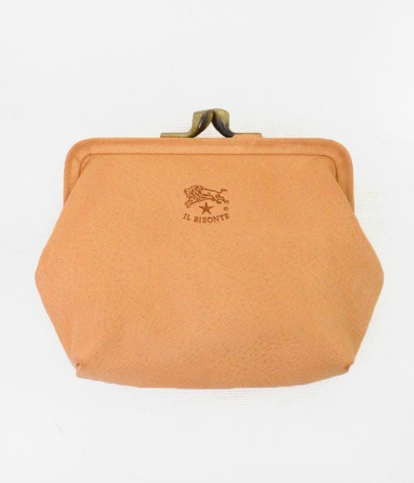 イルビゾンテ(IL BISONTE) がま口 財布 ポーチ 411183 41118-3　20ヌメ