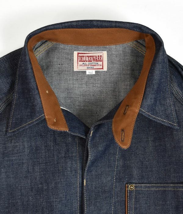 デラックスウエア(DELUXEWARE) 40s DENIM SHIRT 40s デニムシャツ 7640