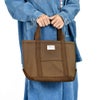 オーチバル/オーシバル (ORCIVAL) Tote Bag Small キャンバストートバッグ 小 マイバッグ エコバッグ OR-H0285KWC  ECRU × SAFARI