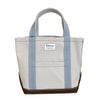 オーチバル/オーシバル (ORCIVAL) Tote Bag Small キャンバストートバッグ 小 マイバッグ エコバッグ OR-H0285KWC ICE GREY×STEEL GREY×COCOA BROWN
