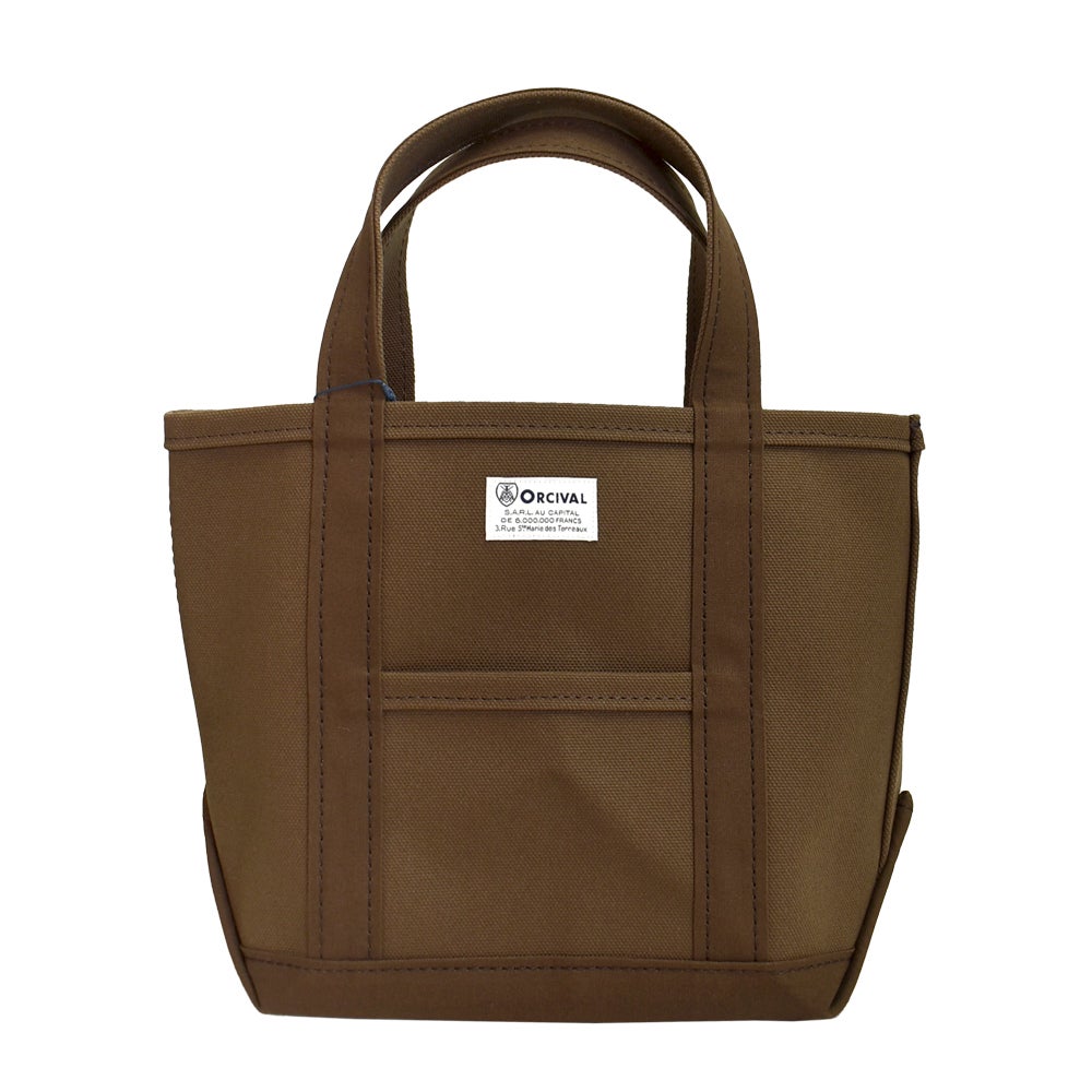 オーチバル/オーシバル (ORCIVAL) Tote Bag Small キャンバストートバッグ 小 マイバッグ エコバッグ OR-H0285KWC CHOCOLATE
