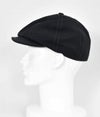フリーホイーラーズ (FREEWHEELERS) -Dylan- 1940s STYLE CASQUETTE Vintage Style Yarn-Dyed Herringbone Twill BLACK H.B.TWILL ディラン ブラックヘリンボーンツイル キャスケット 帽子 2517002