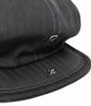 フリーホイーラーズ (FREEWHEELERS) -Dylan- 1940s STYLE CASQUETTE Vintage Style Yarn-Dyed Herringbone Twill BLACK H.B.TWILL ディラン ブラックヘリンボーンツイル キャスケット 帽子 2517002