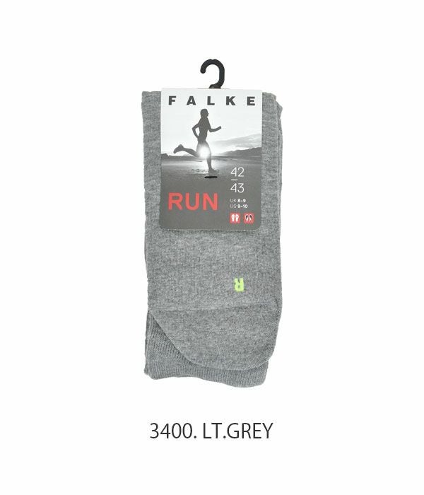 ファルケ (FALKE) RUN SOCKS ラン コットンソックス 靴下 16605 3400. LT.GREY