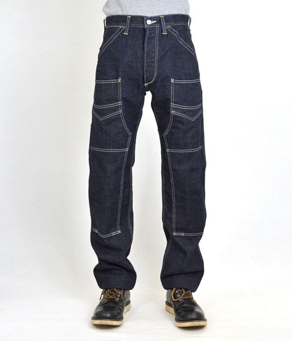 フリーホイーラーズ (FREEWHEELERS) -DERRICKMAN- OVERALLS 1920~1930s STYLE WORK CLOTHING デリックマン ダブルニーワークパンツ 2512004