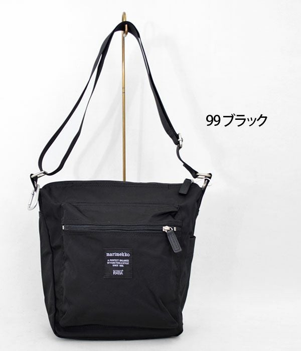 マリメッコ (marimekko) Pal ショルダーバッグ ナイロンショルダーバッグ 52239-2-92520 52239292520 99 ブラック