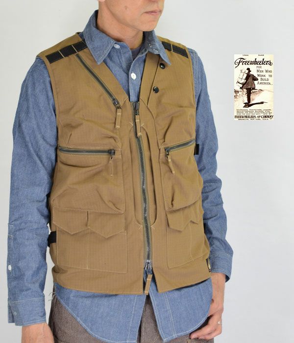 フリーホイーラーズ (FREEWHEELERS) -SPEED ENGINEER- SLEEVELESS COAT