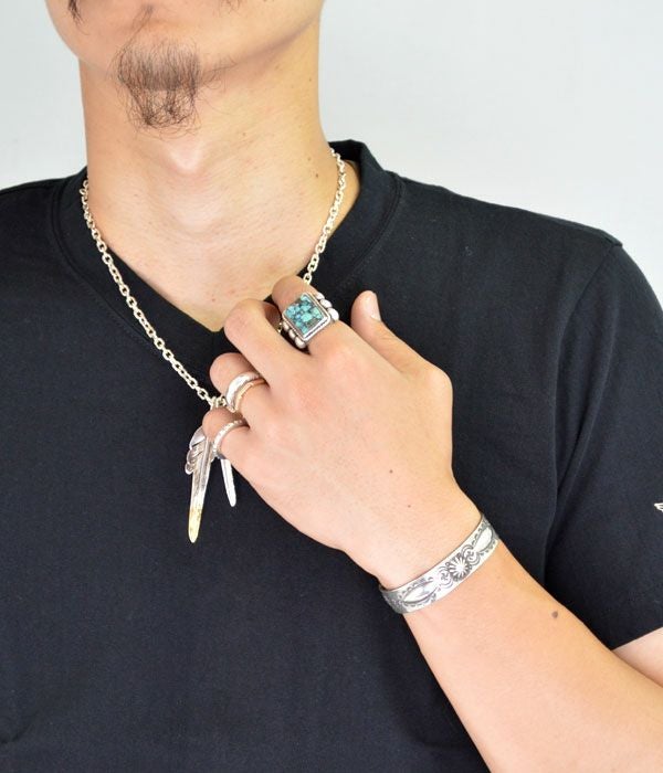 ラリースミス (LARRY SMITH) INFINITY HOOK CABLE CHAIN, LARGE, 50cm