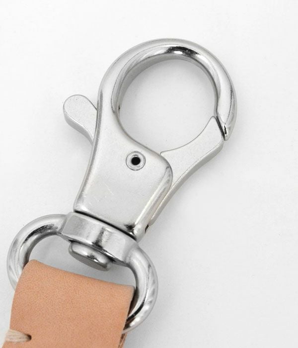 イルビゾンテ (IL BISONTE) レザーフックキーホルダー キーリング