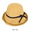 アブ (ABU) 細リボンペーパーハット 折りたたみリボンHAT 帽子 38-B1-NH-040 NA×BL
