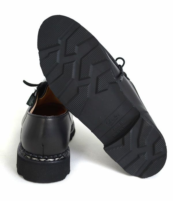 パラブーツ (PARABOOT) ミカエル ラパン チロリアンシューズ ブラック