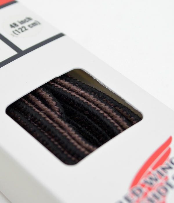 レッドウィング (RED WING) 48inch TASLAN LACES BLACK/BROWN タスラン