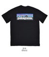 パタゴニア (PATAGONIA) M'S P-6 LOGO RESPONSIBILI-TEE 半袖プリントTシャツ 38504  BLK (Black)