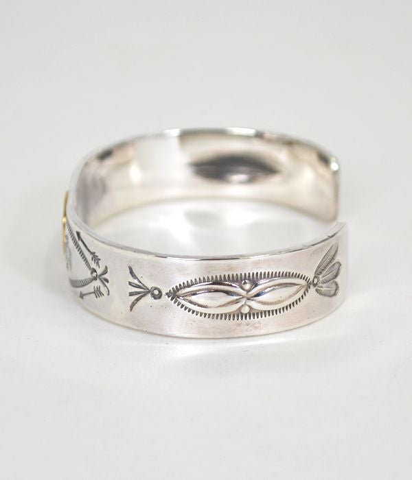 ラリースミス(LARRY SMITH) EAGLE HEAD STAMPED BRACELET No. 75 (18K