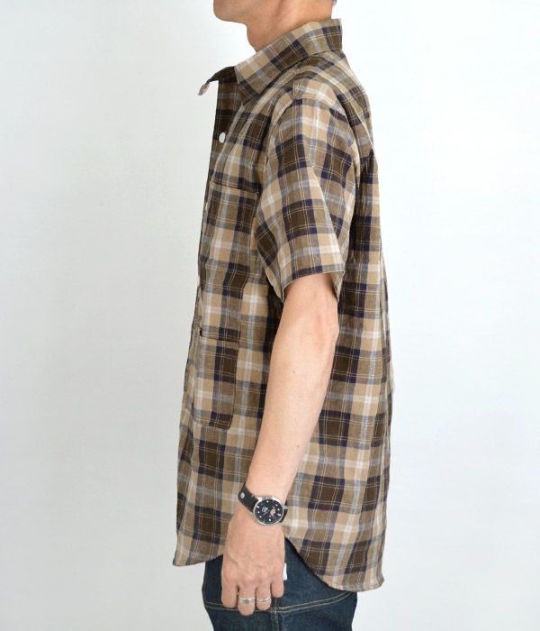 セール】ササフラス (SASSAFRAS) Leaf Pruner Half 1/2 半袖チェック