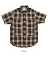 ササフラス(SASSAFRAS) Leaf Pruner Half 1/2 半袖チェックシャツ SF-191479 Check