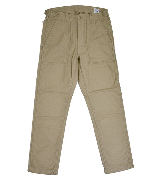 オアスロウ (orSlow) SLIM FIT FATIGUE PANTS コットンパンツ 01-5032 72.SAND BEIGE