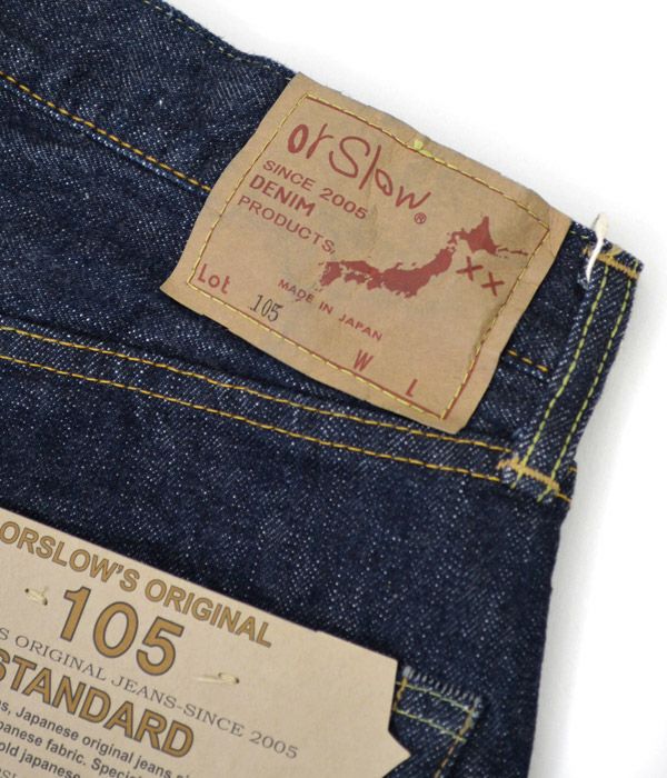 オアスロウ (orSlow) STANDARD DENIM 105 ONE WASH ジーンズ デニム
