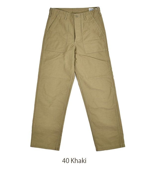 オアスロウ (orSlow) US ARMY FATIGUE PANTS (REGULAR FIT) コットン