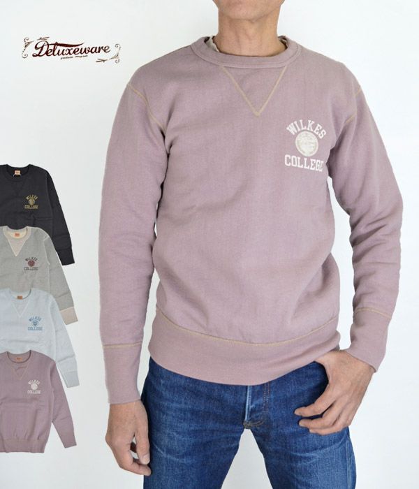 デラックスウエア (DELUXEWARE) WILKERS クルーネック スウェット