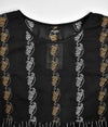 マーブルシュッド (marble SUD) グレープチック Volume SL BL 5分袖刺繍プルオーバーシャツ ブラウス 05AS305018