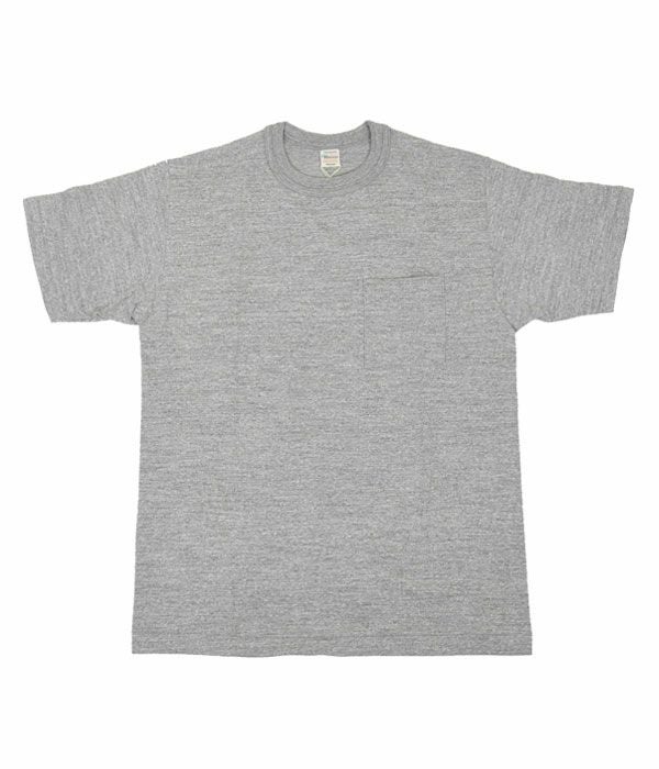 ウエアハウス (WAREHOUSE) ポケットTシャ ツ 半袖無地Tシャツ 4601 杢グレー